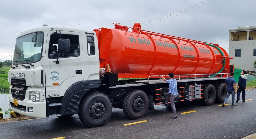 Hút bể phốt tại KCN Nam Sơn Bắc Ninh 0944272666